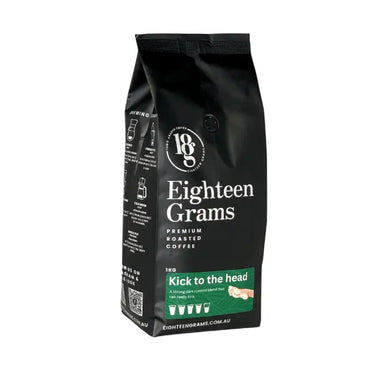 Kick To The Head - Roasted Coffee Beans Eighteen Grams